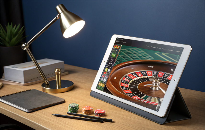 Casino på tablet