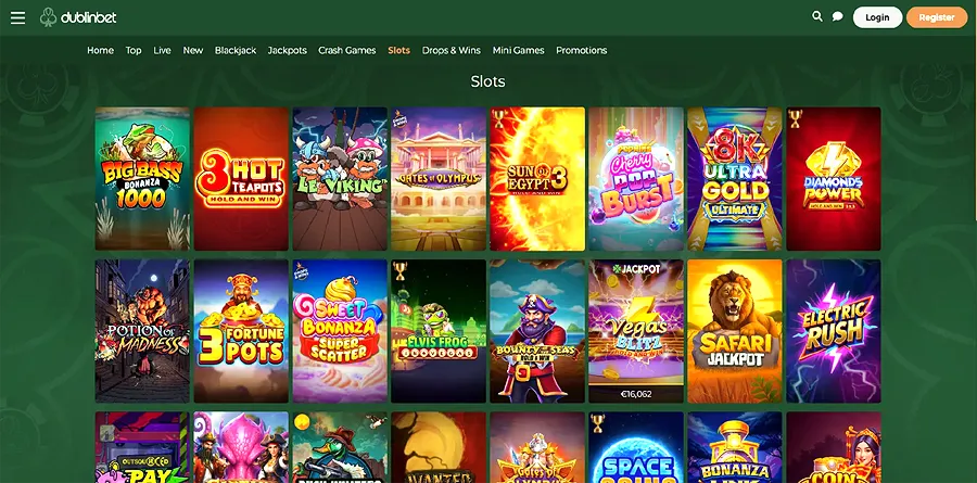 DublinBet spilleautomater