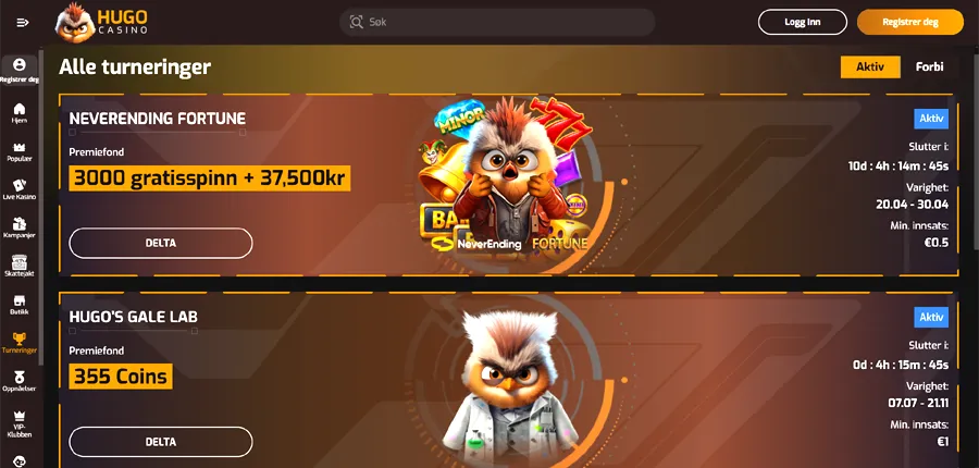 Hugo Casino anmeldelser