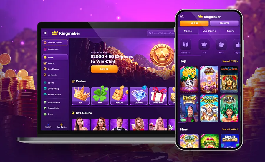 Kingmaker mobilkompatibilitet