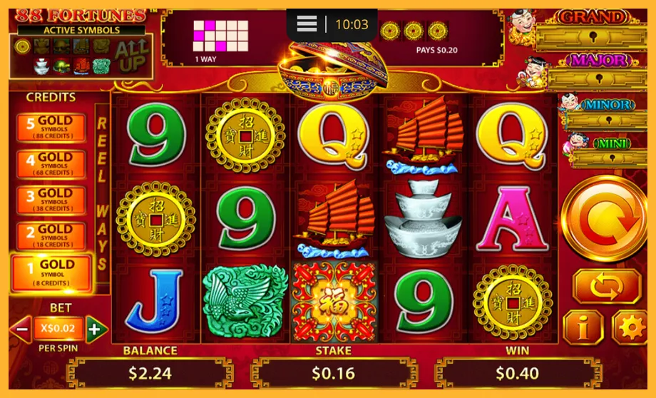 88 Fortunes Megaways slot
