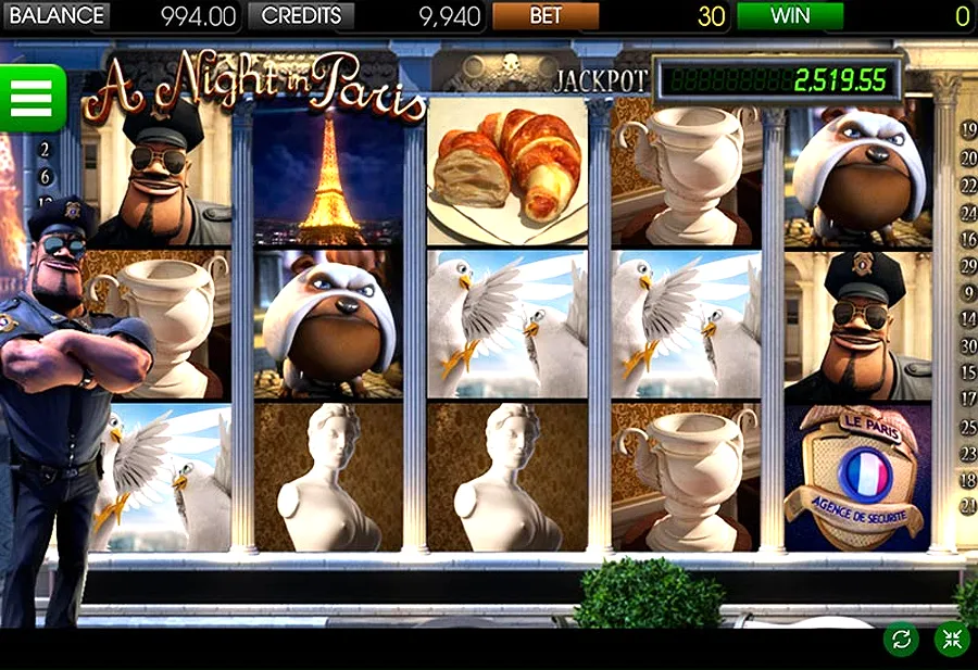 A Night in Paris slot machine