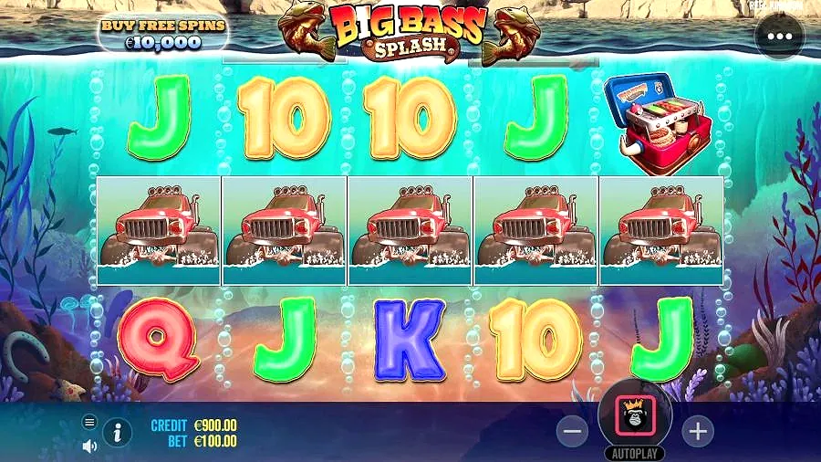 Big Bass Splash spilleautomat