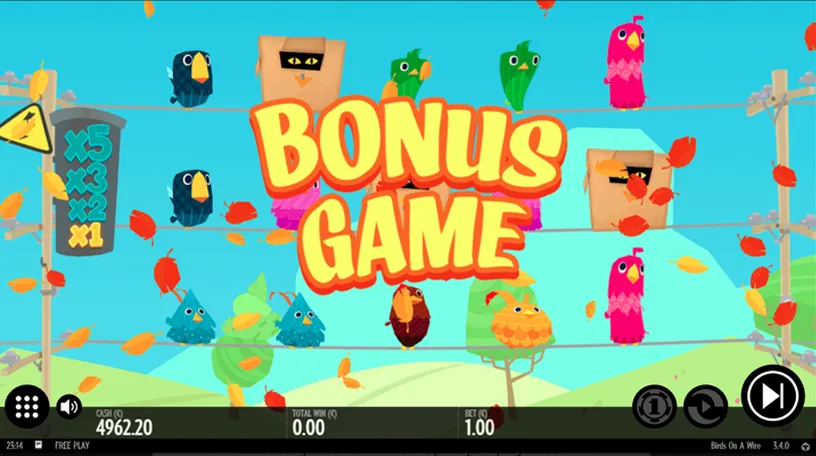 Birds on a Wire bonus