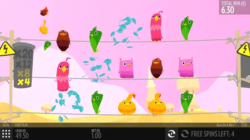 Birds on a Wire spilleautomat
