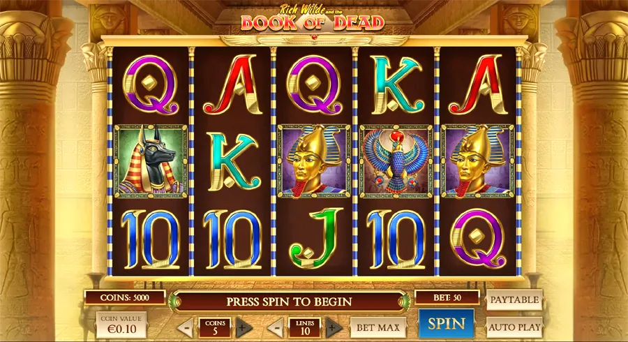 Book of Dead gameplay