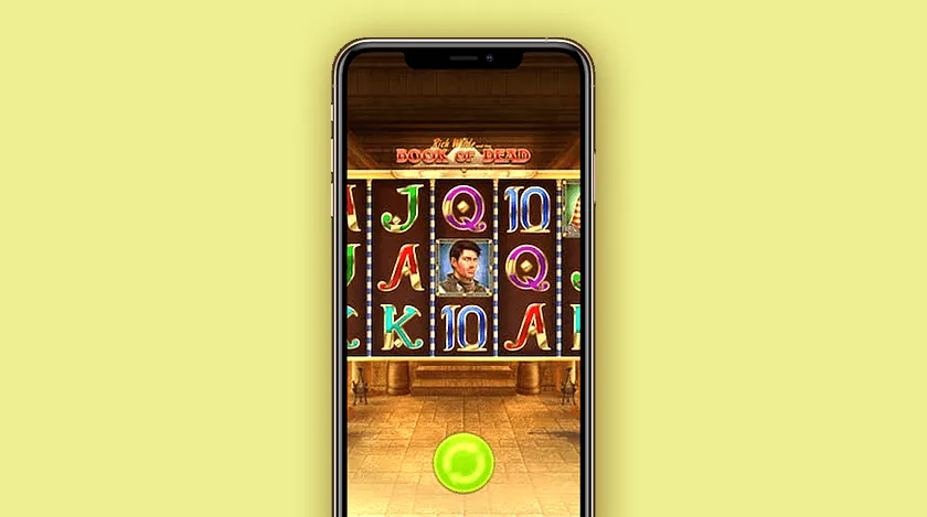 Book of Dead på mobil