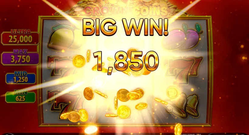 Crown Coins big win