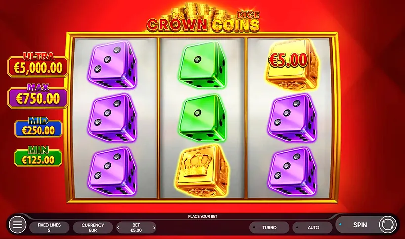 Crown Coins Dice