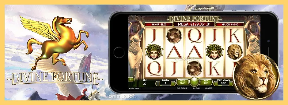 Divine Fortune på mobil / smartphone