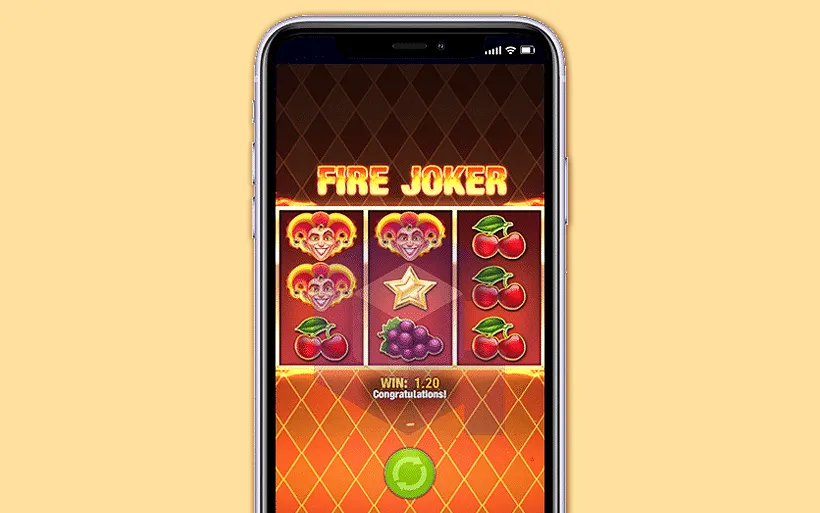 Fire Joker på mobil