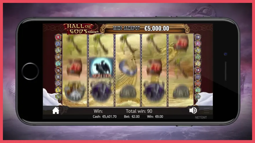 Hall of Gods på mobil