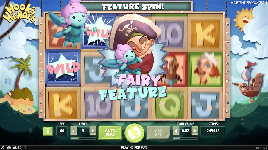 Hook's Heroes free spins