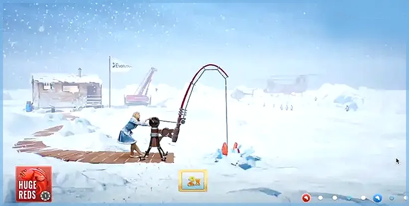 Ice Fishing game show