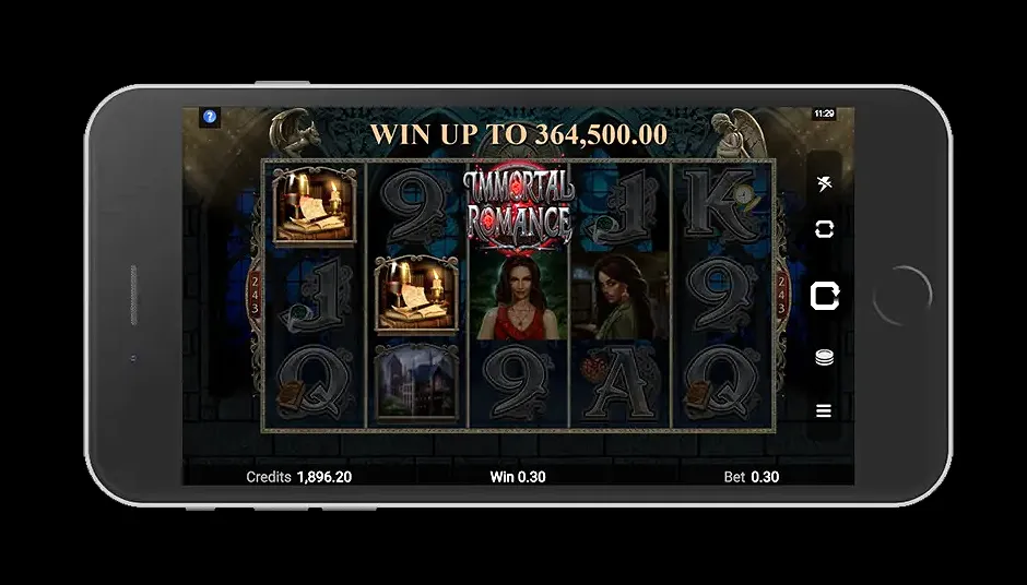 Immortal Romance på mobil