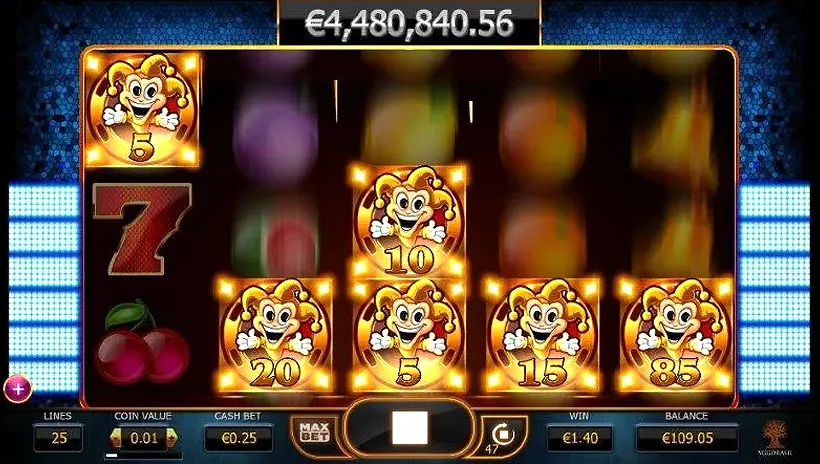 Joker Millions fra Yggdrasil