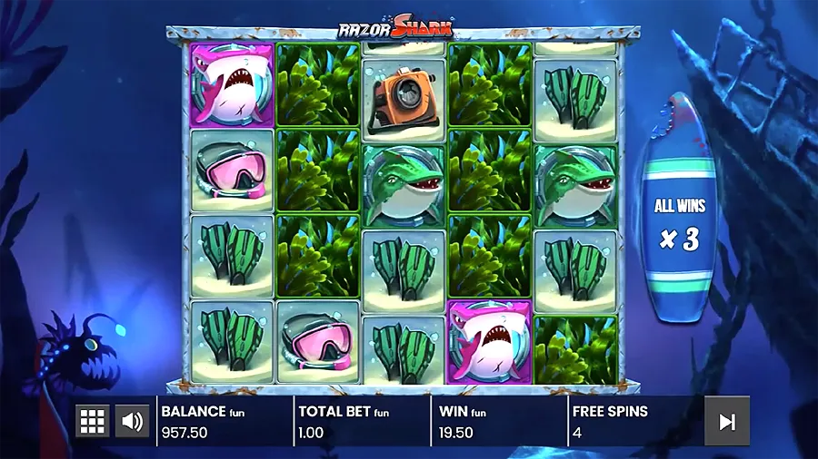 Razor Shark slot anmeldelser