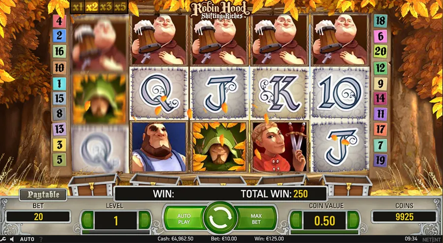 Robin Hood slot machine
