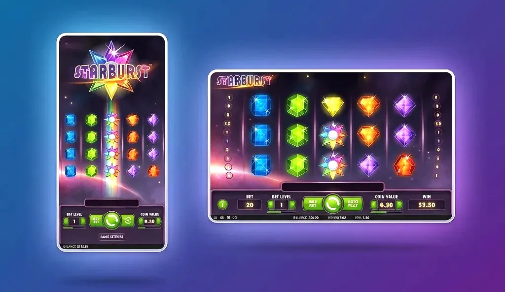 Starburst casino på mobil