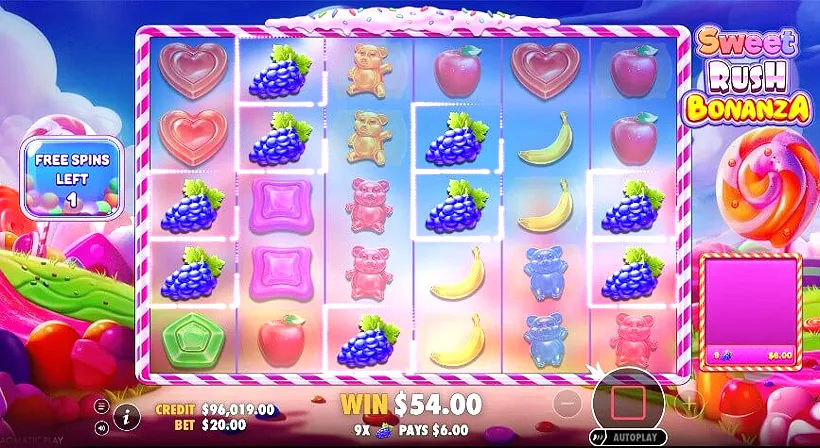 Sweet Rush Bonanza anmeldelse