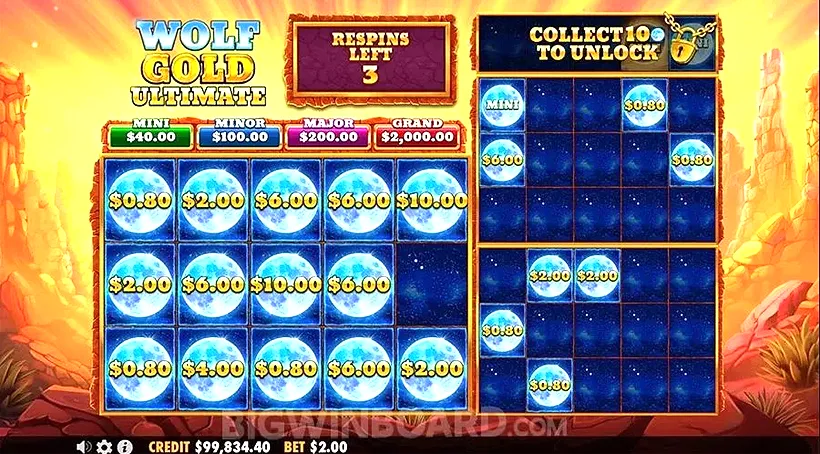 Wolf Gold Ultimate slot